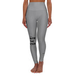 Women's High Waist Chase the Paper Leggings (Grey)