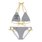 Women's Chase the Paper Bikini Set (Grey)