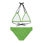 Women's Chase the Paper Bikini Set (Green)