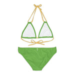 Women's Chase the Paper Bikini Set (Green)