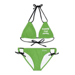 Women's Chase the Paper Bikini Set (Green)