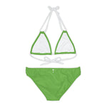 Women's Chase the Paper Bikini Set (Green)