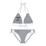 Women's Chase the Paper Bikini Set (Grey)