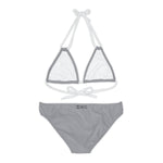 Women's Chase the Paper Bikini Set (Grey)