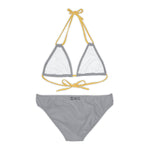 Women's Chase the Paper Bikini Set (Grey)