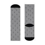 Mini Money Tree Crew Socks (Grey)