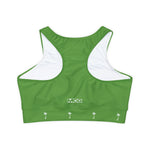 Women's Chase the Paper Sports Bra (Green)